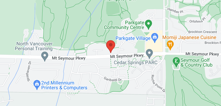map of 11 3468 MT SEYMOUR PARKWAY